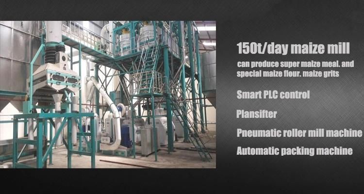 150t Per Day Maize Processing Mill Machine in Africa