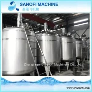 Food Grade Stainless Steel Steam Heating Mixing Tank
