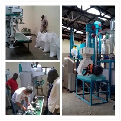 Uganda 30 Ton Per Day Ugali Maize Flour Machine