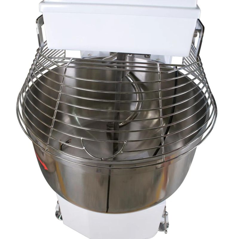 130L Commercial Dough Mixer Spiral Mixer Bread Dough Making Machine Catering Equipment 50kg Flour Capacity