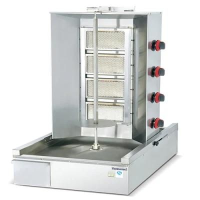 Hot Sale Commercial 4 Burners Chicken Gas Shawarma Chicken Machine