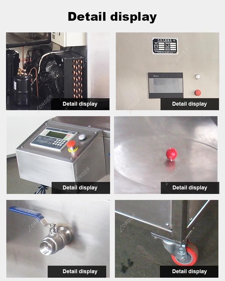 Electric Chocolate Melting Heater Full Automatic Chocolate Tempering Machine with Vibrating Table