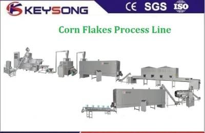Industrial Breakfast Cereals Corn Flakes Process Line