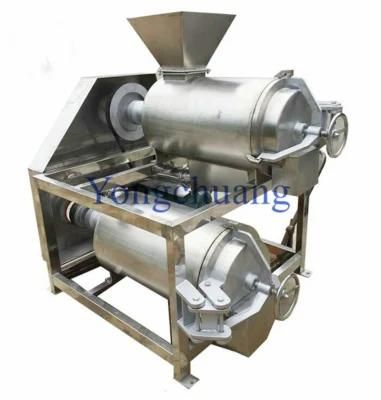 Stainless Steel Tomato Pulper Machine with Two Years Warranty