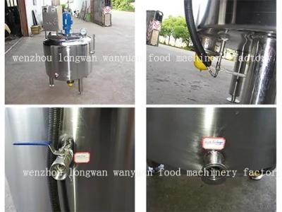 Electric Heating Sanitary Mixing Tank Agitator Vessel