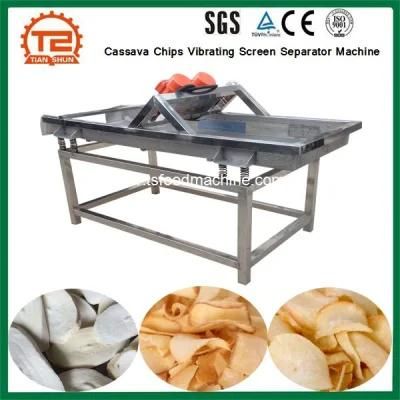 Snack Food Machinery Cassava Chips Vibrating Screen Separator Machine