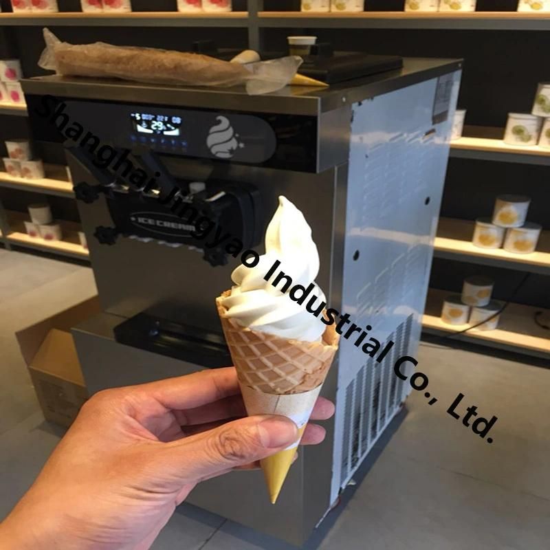 Commercial 3 Flavors Soft Serve Taylor Ice Cream Machine, 35L Each Hour Italian Gelato Hard Ice Cream Machine