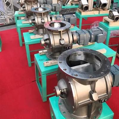 Cement Manufacturing Equipment Motorized Flow Control Rotary Valve Airlock
