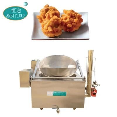 Industrial Snack Food Fryer Machinery for Sale Shrimp Ball Frying Machine