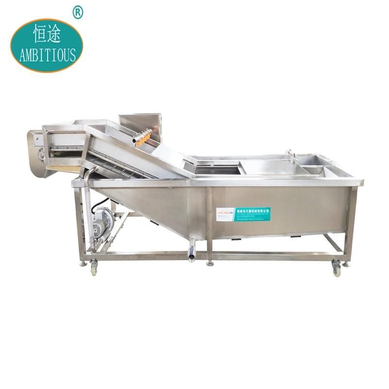 Air Bubble Leafy Vegetable Chili Strawberry Oranges Washing Equipment Blueberry Cleaning Machine