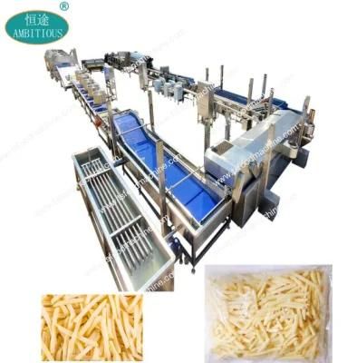 Automatic Frozen French Fries Production Line Frozen French Fries Making Machine