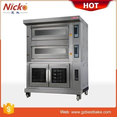 Electric Two Deck Oven and Proofer Baking Machine