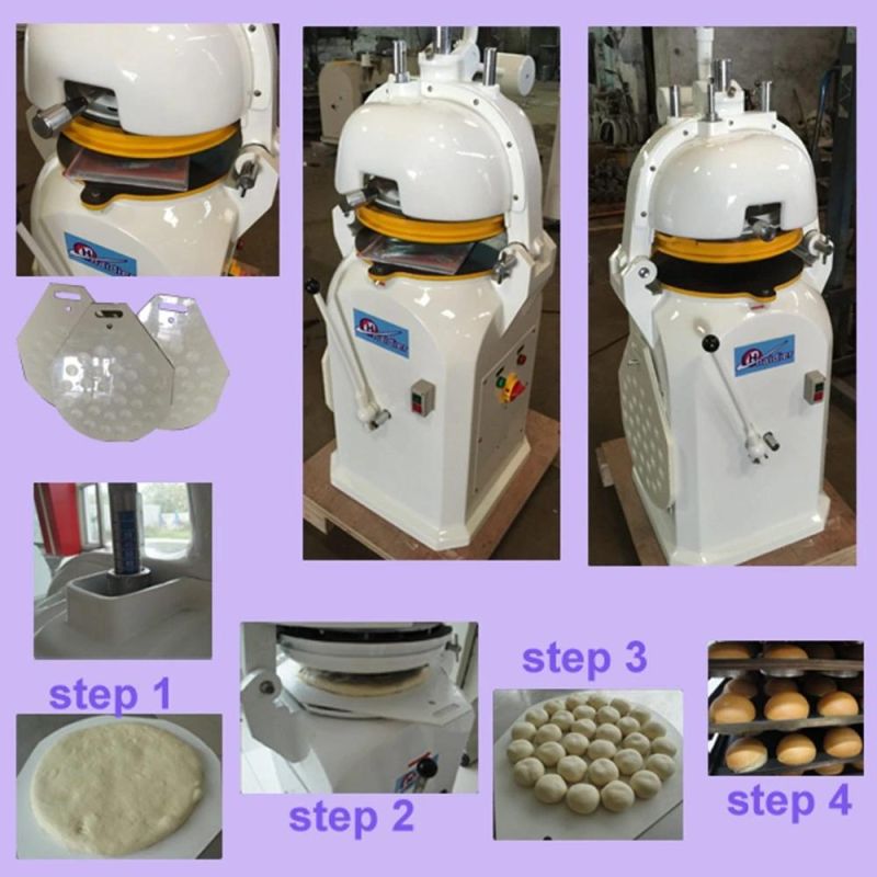 Full Automatic Dough Divider Rounder Burger Bread Ball Baking Machine