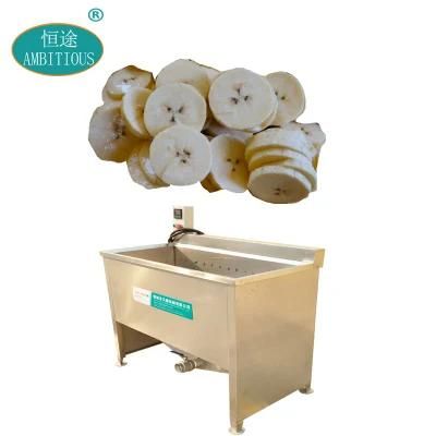 Basket Type Color Protecting Blancher Equipment Banana Chips Blanching Machine
