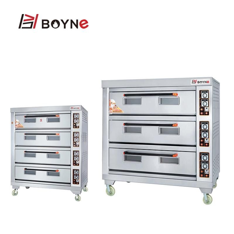 Baking Bakery Equipment Commercial Use Four Layer Twelve Trays Oven