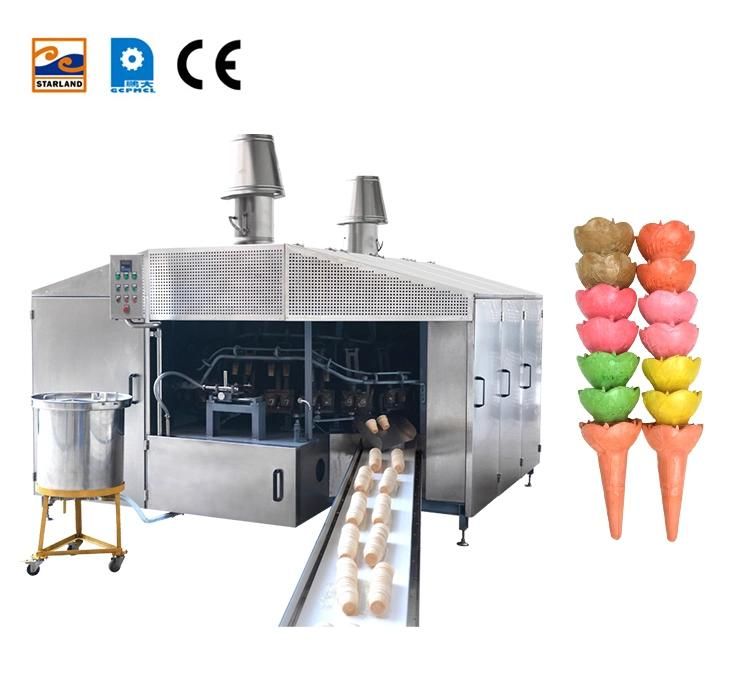 Automatic 28 Mode 2 Cavity Crystal Automatic Stainless Steel Wafer Machine Production Line Equipment