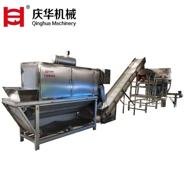 Non-Destructive Peeling Production Line for Garlic Processing