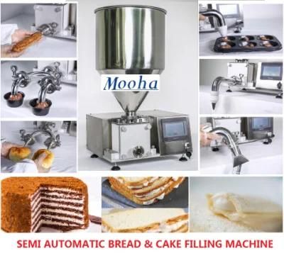 Automatic Puff Injection Machine Bread Bakery Machines Croissant Bread Injector Toast Bun ...