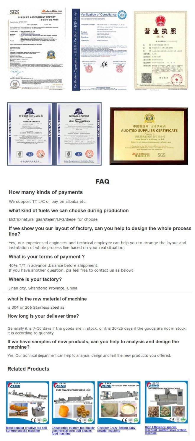 2018 Ce Certificate Fish Feed Machinery