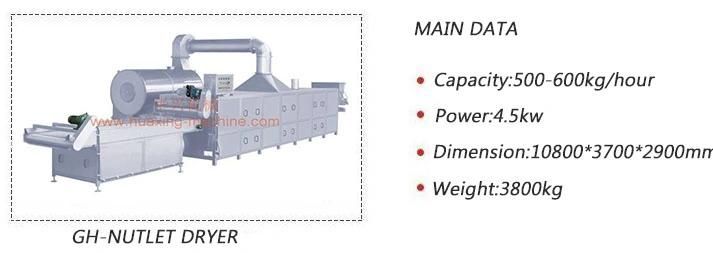 Stainless Steel Snack Pellet Drying Machine Dryer