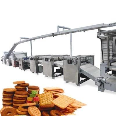 Automatic Soda Cracker Biscuit Making Machine Production Line