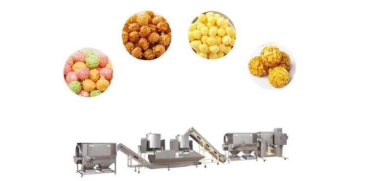 Automatic 30-40kg/H American Mushroom Popcorn Processing Line