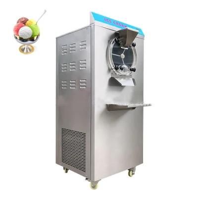 Vertical Large Coffee Dessert Snack Shop Italian Hard Ice Cream Gelato Maker