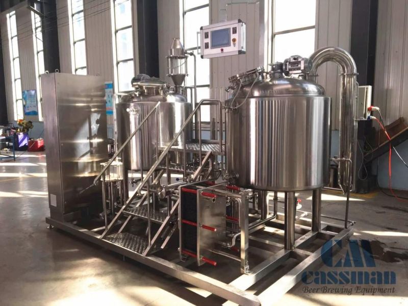 Cassman 500L Steam Heating 2 Vessels Microbrewery Beer Equipment for Sale