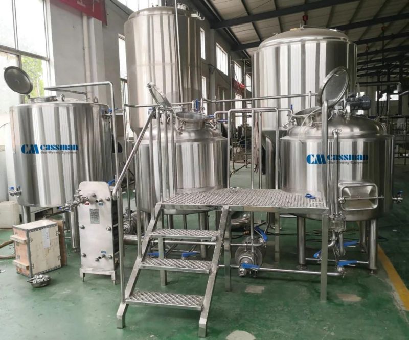 Cassman Turnkey Project SUS304 5bbl 500L Restaurant Processing Beer Brewery Machine