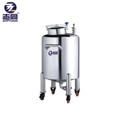 Stainless Steel Liquid Cream Beer Moveable Storage Tank