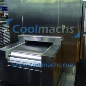 Plate Belt IQF Tunnel Freezer for Peeled Prawn and Fish Fillet
