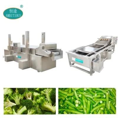 Gas Heating Vegetables Blanching and Cooling Machines