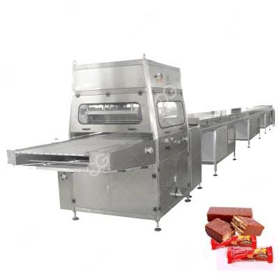 1200mm Width Customize Belt Chocolate Covering Machine for Donut Cake Biscuit