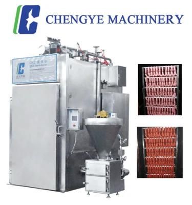 250kg/500kg Smoking Machine / Meat Smoker / Automatic Meat Fish Sausage Smokehouse