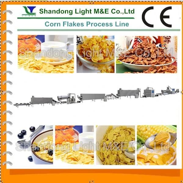 Corn Flakes Breakfast Cereals Processing Line Corn Flakes Process Machines