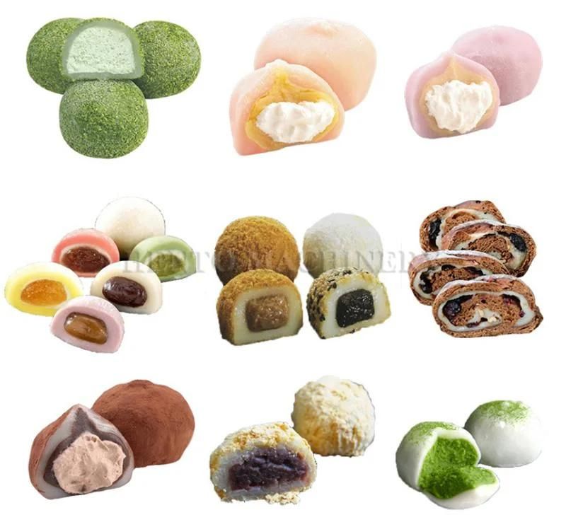 High Efficiency Electric Fruit Mochi Ice Cream Production Line