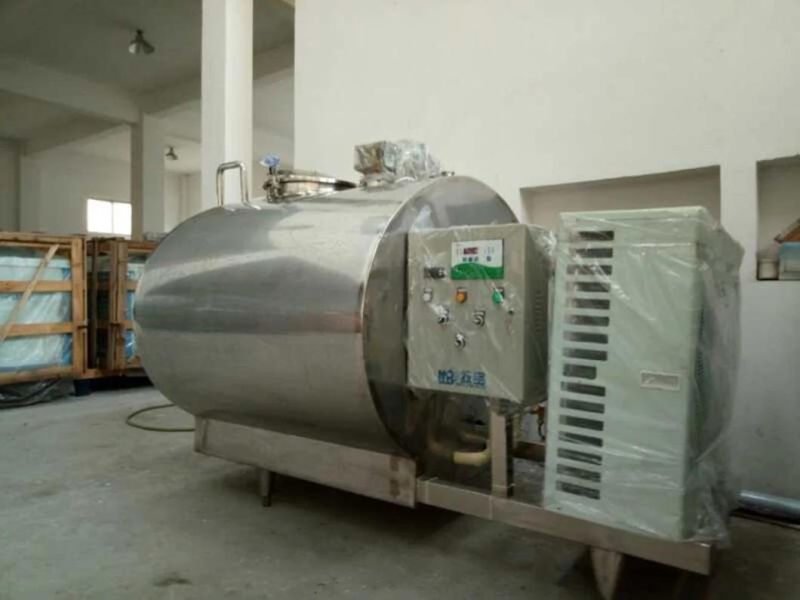 2000L 3000L Self-Cleaning Milk Tank with Air Compressor Price