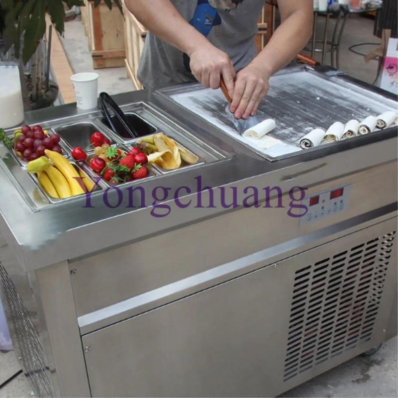 Factory Directly Sales Fry Ice Machine with Famous Panasonic Compressor and One Year Warranty