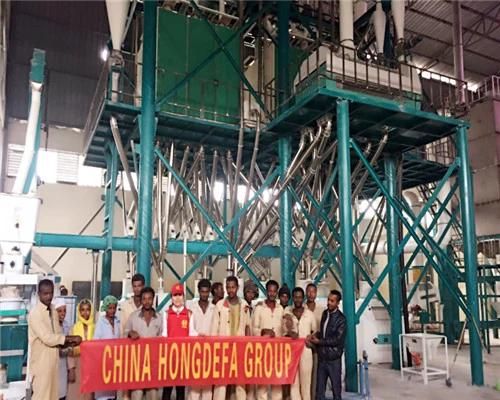 Hongdefa Wheat Flour Mill Machine Installed in Ethiopia