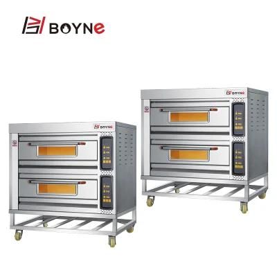 Commercial Microcomputer 2 Deck 4 Trays Electric Baking Oven