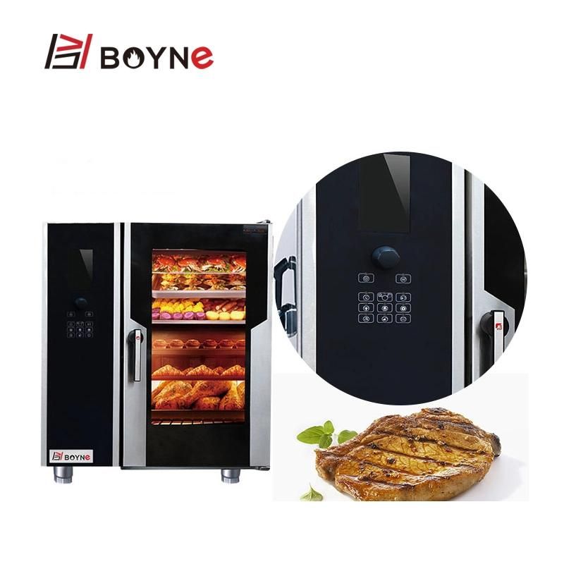 Gas Cooking Equipment Ten Trays Combi Oven