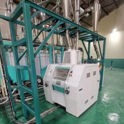 High Quality 30t/24h Corn Milling Machine Running in Nigeria Make Flour