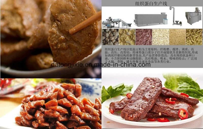 High Capacity Vegetable Protein Meat Analog Soya Nugget Machine