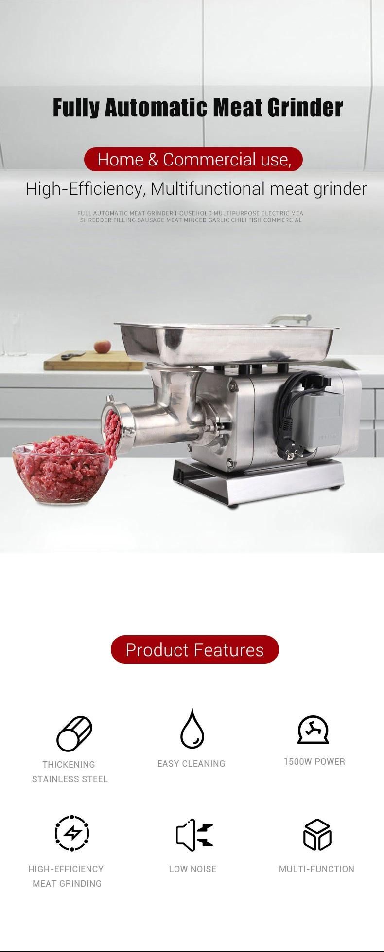 #12 Commercial Meat Grinder Stainless Steel 304 Meat Mincer