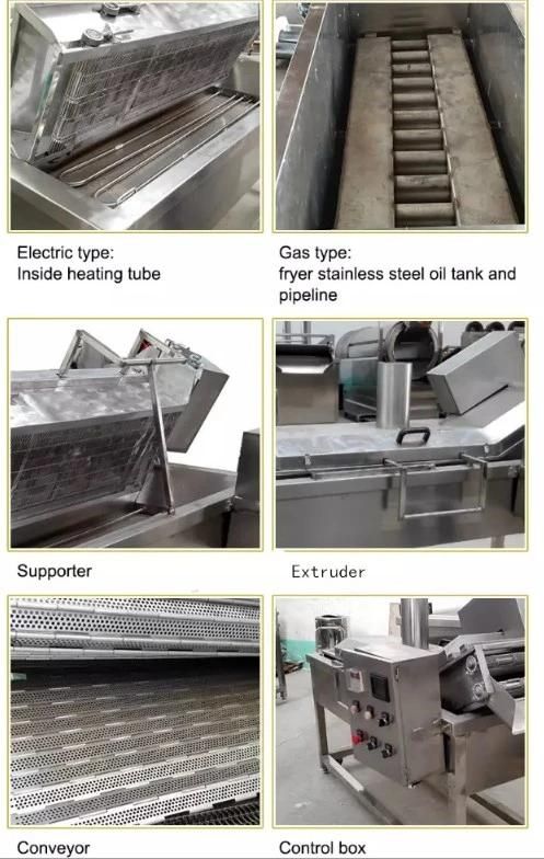 Automatic High Capacity Belt Frying Machine