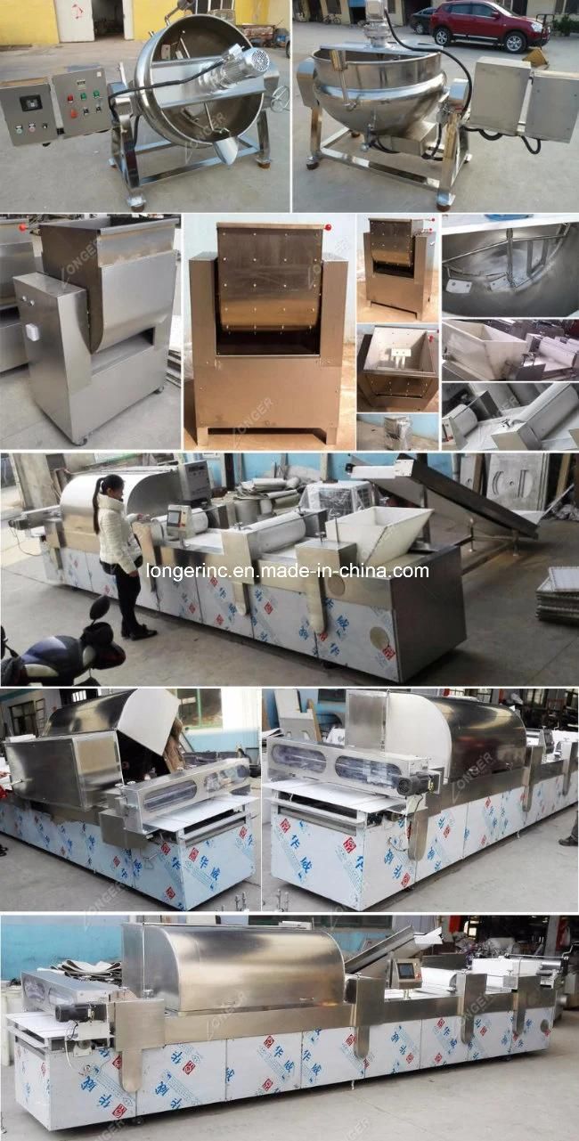 Industrial Automatic Peanut Chikki Candy Maker Cereal Bar Making Machine