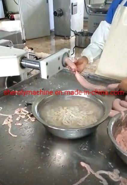 Meat Sausage Filler Maker/Sausage Filling Twisting Machine/Meat Sausage Stuffer/Vacuum Bacon Stuffing Making Machine