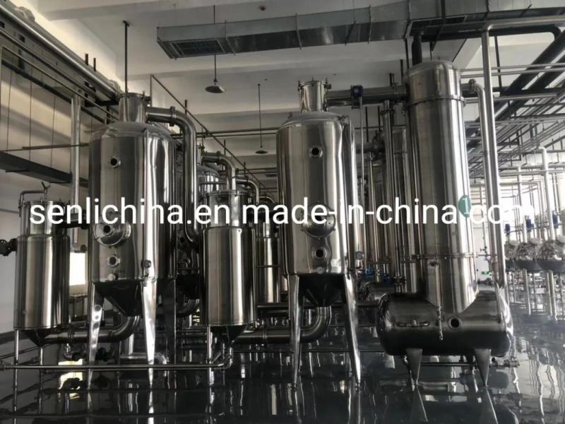 Triple Effect Falling Film Evaporator for Concentrating Milk Beverage