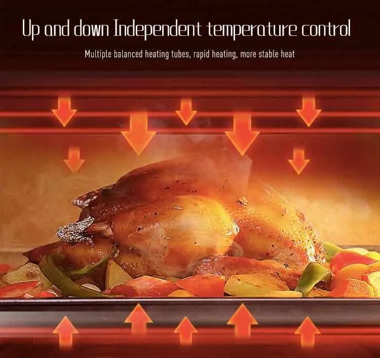 LCD Screen 3 Deck 6 Trays Electric Baking Oven