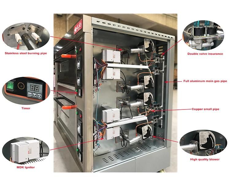 Baking Equipment Gas Deck Oven for Cake/Biscuit/Bread